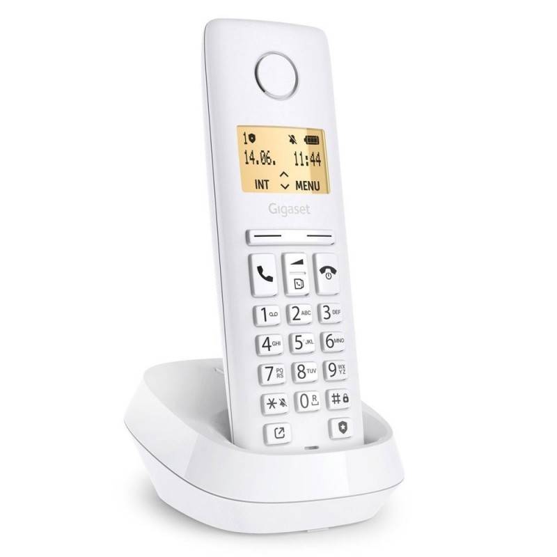 Gigaset PURE 100 ECO DECT Incoming Call Barring Button Illuminated Display White