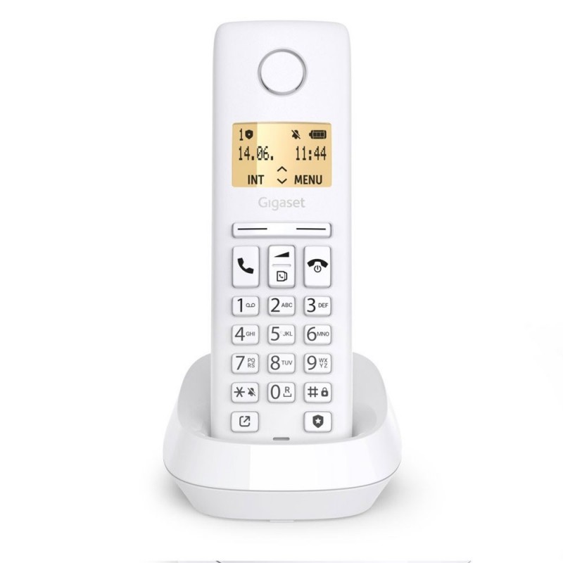 Gigaset PURE 100 ECO DECT Incoming Call Barring Button Illuminated Display White