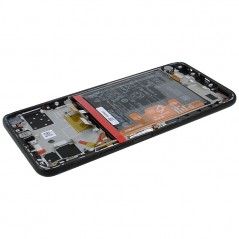 Foto di Huawei SERVICE PACK Display LCD ORIGINALE + Frame e Batteria P40 Lite 5G 2020 | Midnight Black - Huawei