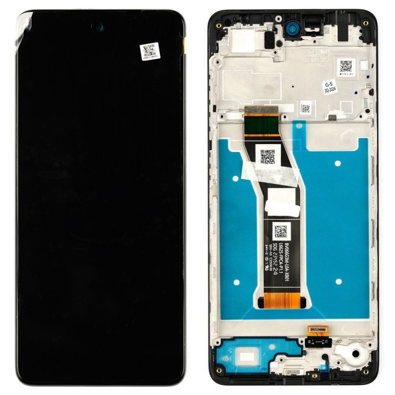 Motorola Service Pack Original LCD Display + Frame For Moto G04 XT2421-2 XT2421-3