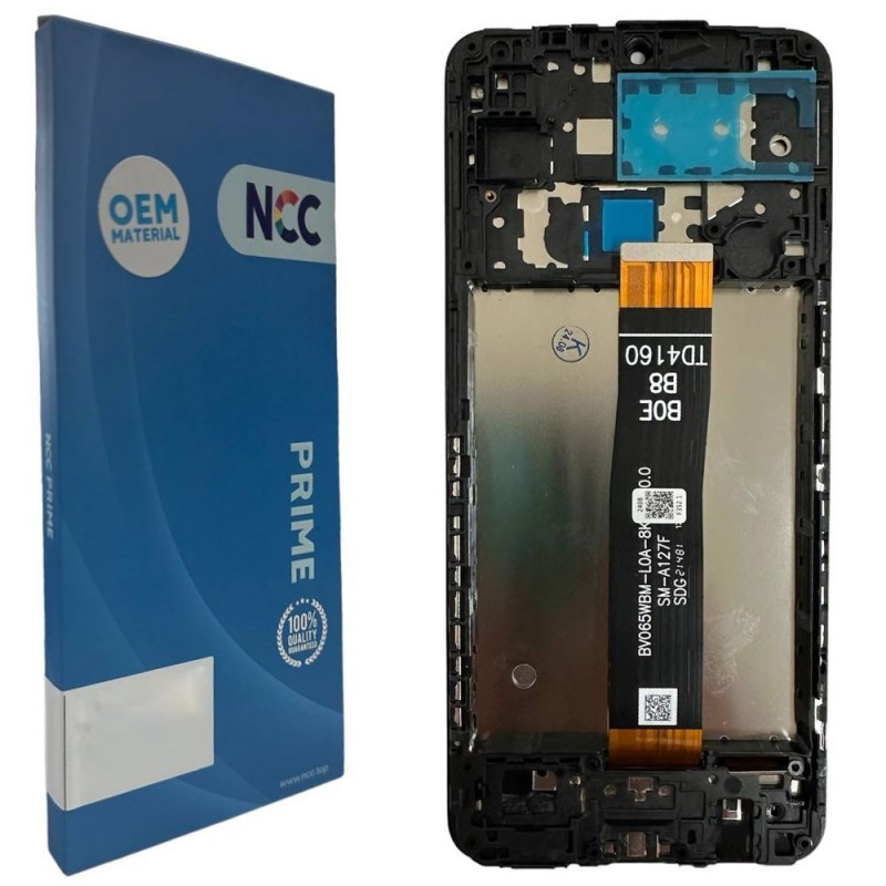 Display LCD NCC PRIME OEM MATERIAL + Frame Per Samsung Galaxy A12 | A127
