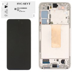 Acquista Samsung SERVICE PACK Display LCD ORIGINALE + Frame Per Galaxy S23 Plus 5G S916 | Cream / Beige su Smartness