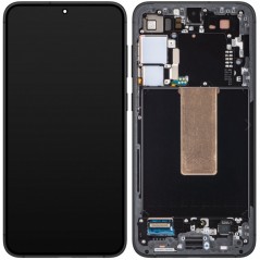 Samsung Service Pack Original LCD Display + Frame For Galaxy S23 Plus 5G S916 | Graphite / Gray