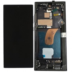 PRC Display LCD OLED (FULL SIZE) + Frame Per Samsung Galaxy S23 Ultra SM-S918 Nero for sale