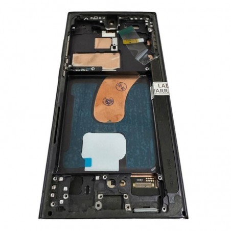 SOFT OLED LCD Display (FULL SIZE) + Frame For Samsung Galaxy S23 Ultra SM-S918 Black