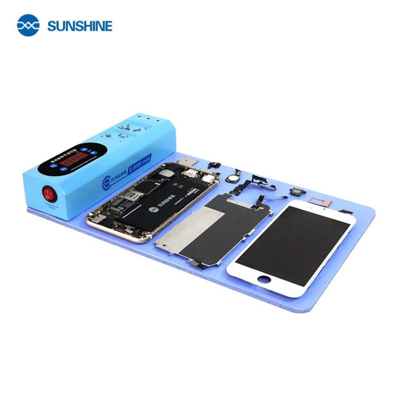 SUNSHINE S-918E MINI Tappetino Separatore Riscaldatore Elettrico Schermo LCD | 110-220V 