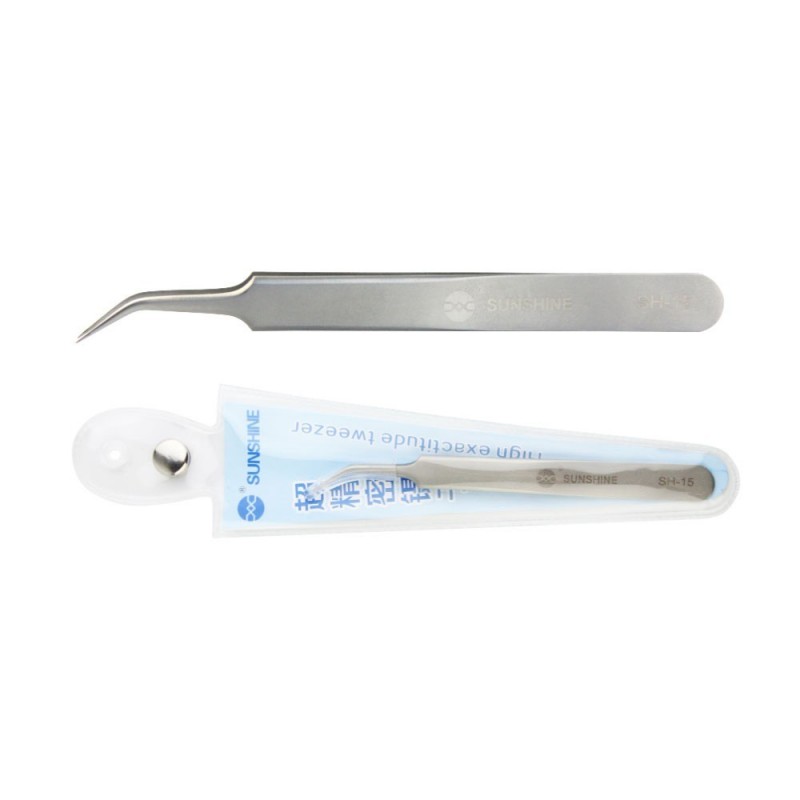  Relife SH-15 Curved Tip Tweezers