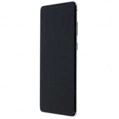 Samsung SERVICE PACK Display LCD ORIGINALE + Frame Per Galaxy S20+ PLUS G985/G986 No Cam | White