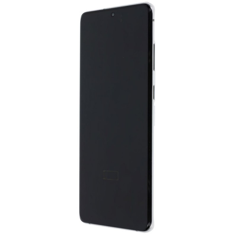 Samsung Service Pack Original LCD Display + Frame For Galaxy S20+ PLUS G985/G986 No Cam | White