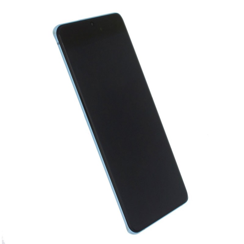 Samsung Service Pack Original LCD Display + Frame For Galaxy S20+ PLUS G985/G986 No Cam | Blue Cloud