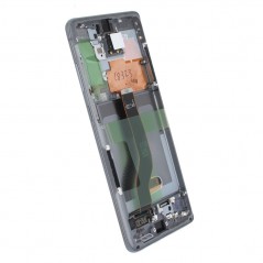 Samsung SERVICE PACK Display LCD ORIGINALE + Frame Per Galaxy S20+ PLUS G985/G986 No Cam | Grey