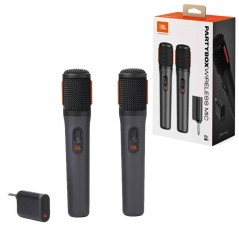 Buy JBL 2 Microfoni Wireless per PartyBox Voce Chiara Suono Nitido Bluetooth online