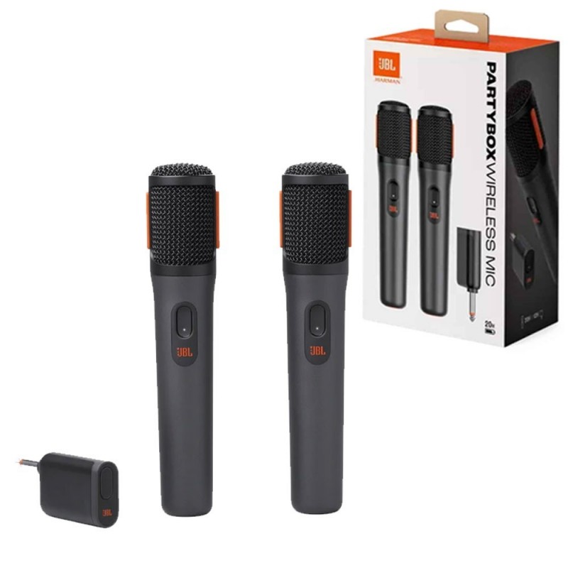 JBL SET 2 Microfoni Wireless per PartyBox Voce Chiara Suono Nitido Bluetooth JBL SET 2 Microfoni Wireless per PartyBox Voce Chiara Suono Nitido Bluetooth