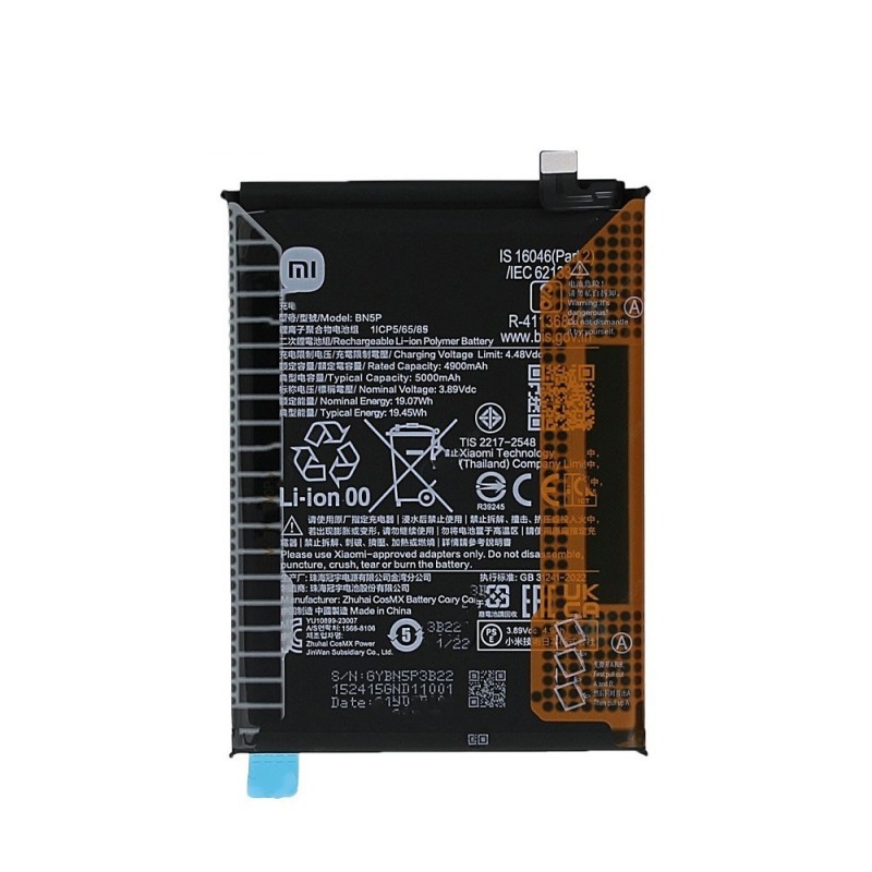 Xiaomi Original BN5P Battery Service Pack for Redmi Note 13 5G | 2312DRAABG