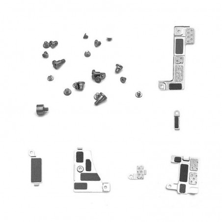 Foto di Kit Completo Viti e Supporto per Apple iPhone 15 Plus FULL SET Bracket + Screws - PRC