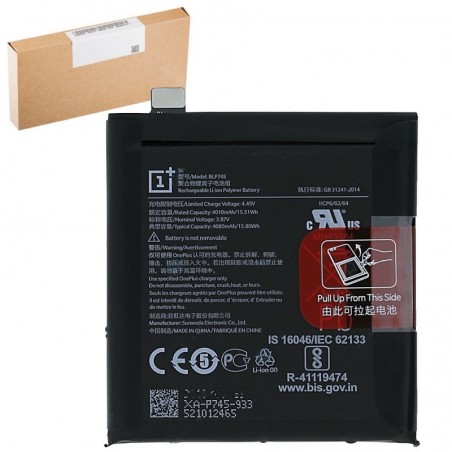 Discover OnePlus Service Pack Batteria BLP745 Originale per 7T Pro | HD1911, HD1913, HD1910 details