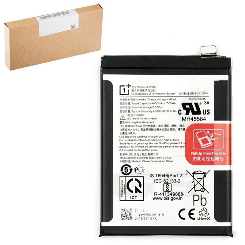 OnePlus Service Pack Batteria BLP845 Originale per Nord CE 5G | EB2101, EB2103