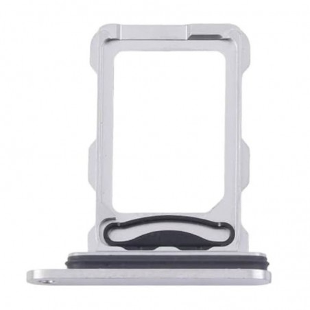 Carrello Sim per Apple iPhone 16 Pro / Pro Max Slot DUAL SIM TRAY Bianco