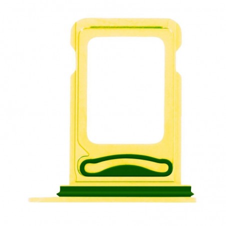 Carrello Sim per Apple iPhone 15 / Plus Slot DUAL SIM TRAY Giallo