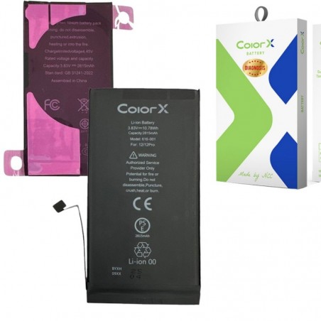 Acquista ColorX Batteria Diagnosis IC Originale per Apple iPhone 12 / iPhone 12 Pro 2815 mAh su Smartness
