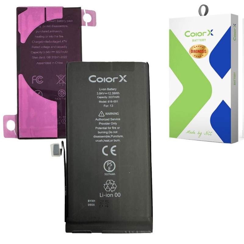 ColorX Batteria Diagnosis IC Originale per Apple iPhone 13 3227 mAh