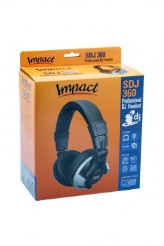Compra AUDIODESIGN PRO IMPACT SDJ-360 Cuffia Professionale per DJ con cavo staccabile da 3 mt | Custodia rigida online