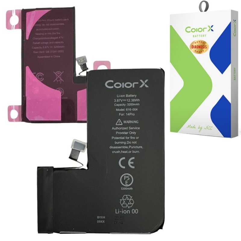 ColorX Batteria Diagnosis IC Originale per Apple iPhone 14 Pro 3200 mAh