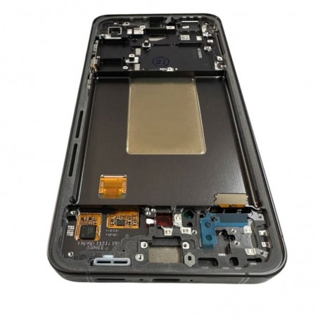 Samsung Service Pack Original LCD Display + Frame Galaxy S24 FE 5G 2024 S721 Graphite Black