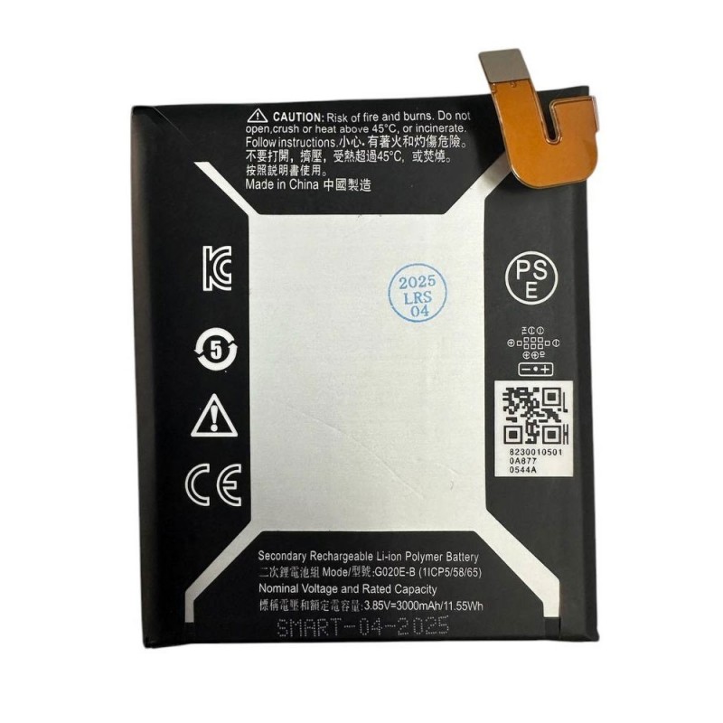 Compatible Battery G020E-B for Google Pixel 3A 3000MAH