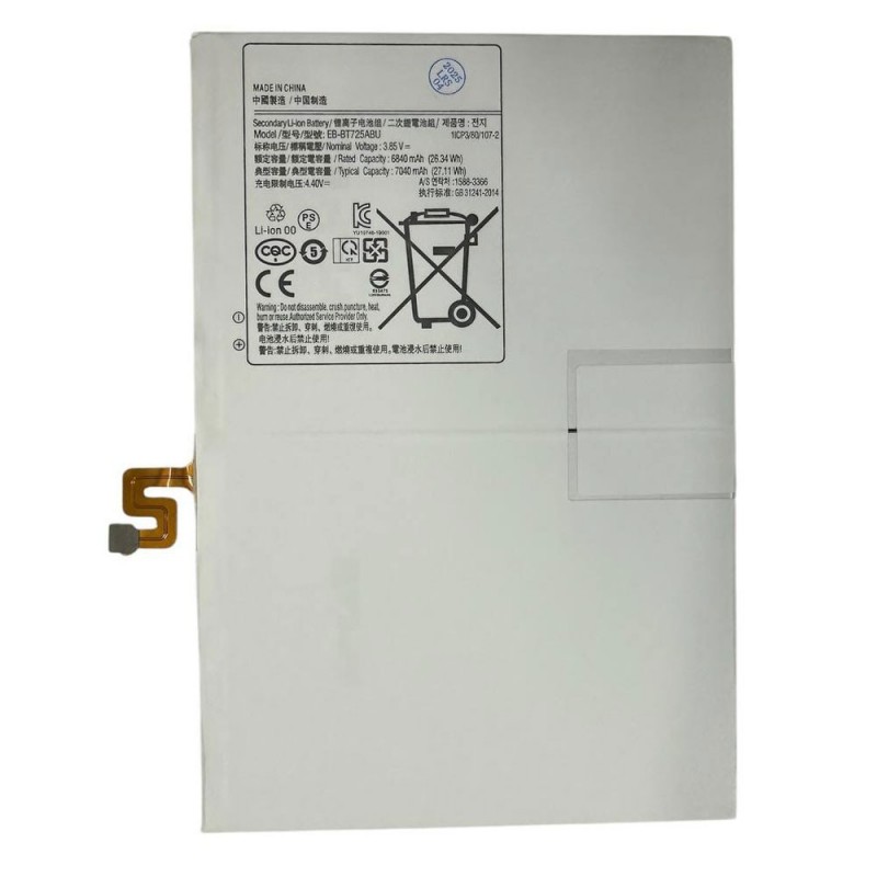 Compatible Battery for Samsung Galaxy Tab S5e / S6 T860 T865 / S6 Lite P610 P615 | EB-BT725ABU