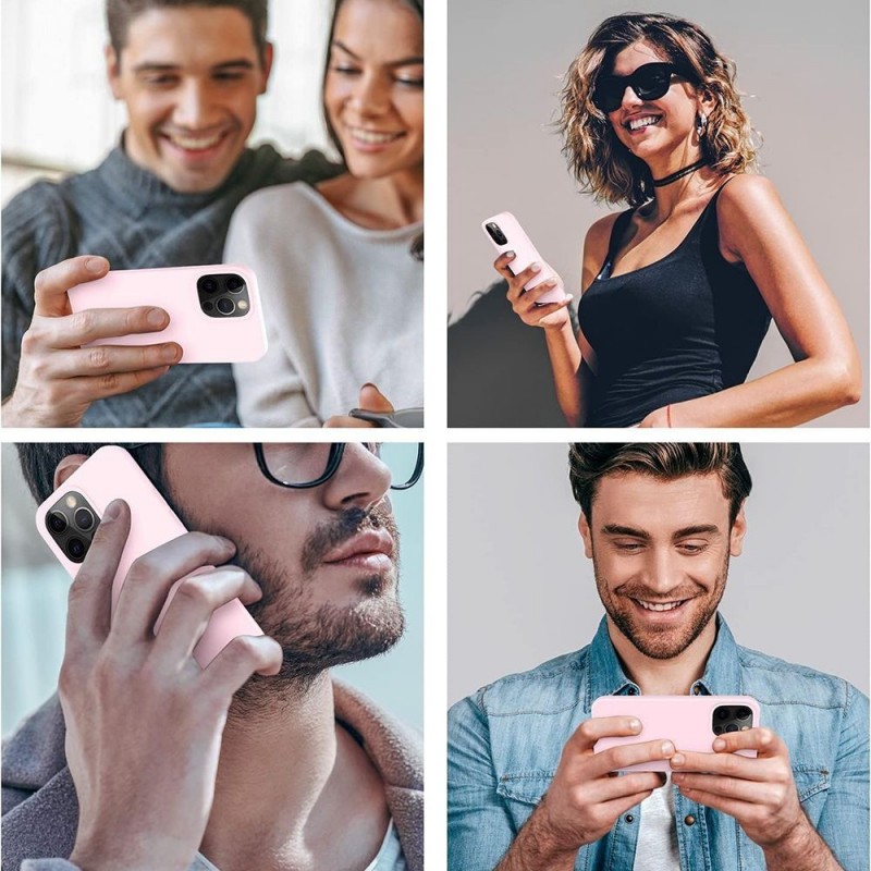 NCC Soft Touch Silicone Protective Case Cover for Apple iPhone X/XS | Sand Pink