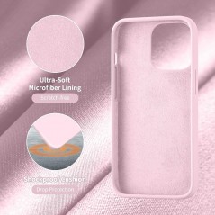 Acquista NCC Custodia Protettiva in Silicone Cover Soft Touch Per Apple iPhone 15 Pro | Rosa Sabbia su Smartness
