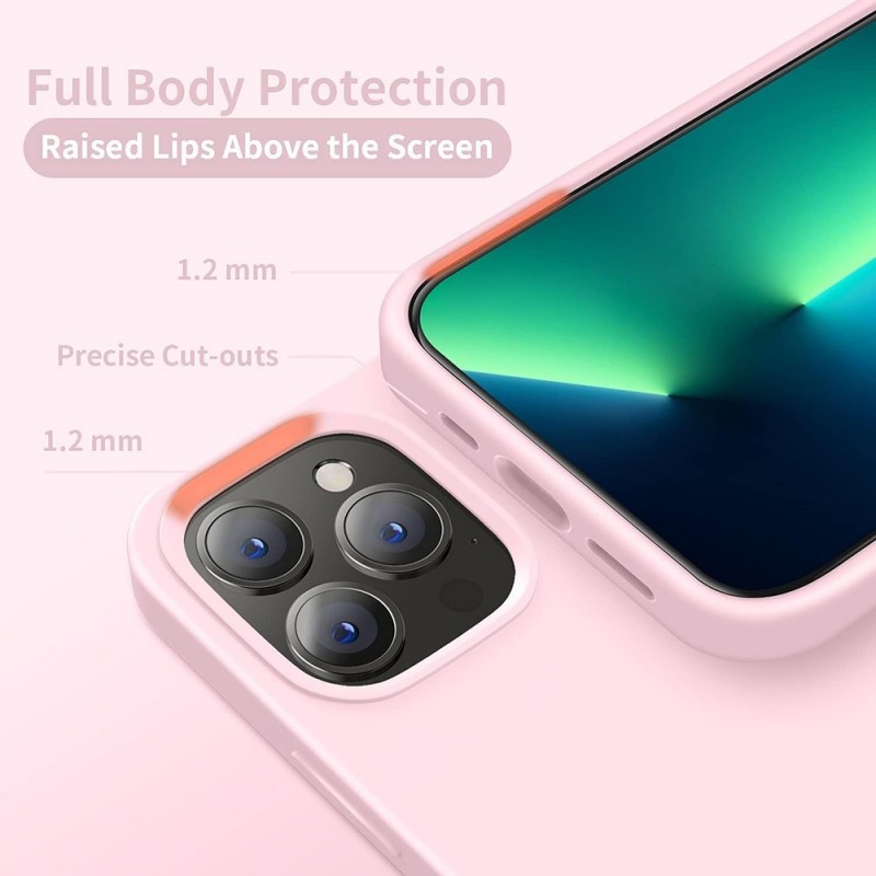 NCC Custodia Protettiva in Silicone Cover Soft Touch Per Apple iPhone 11 Pro Max | Rosa Sabbia