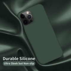 Buy NCC CA001 Silica Gel Protective Case For Apple iPhone 15 (Color Boxed) Pine Needle Green online