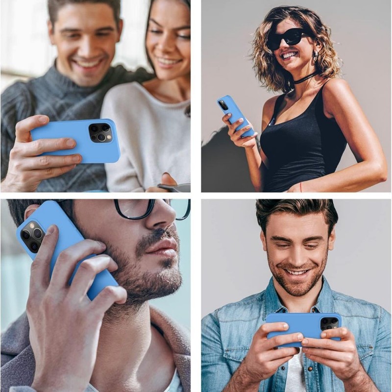 NCC Soft Touch Silicone Protective Case for Apple iPhone 15 Pro | Cobalt Blue