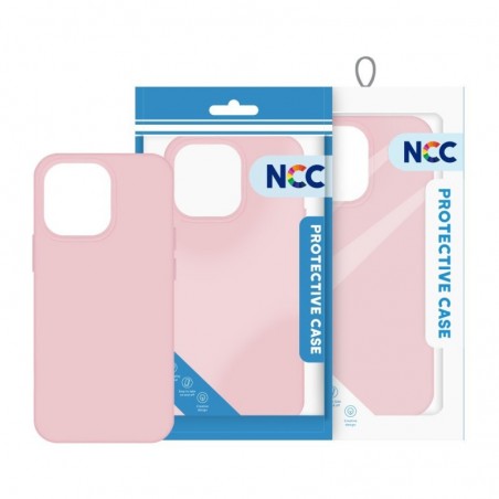 Photo of NCC CA001 Silica Gel Protective Case For Apple iPhone 15 Pro Max (Color Boxed) Sand Pink - NCC