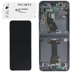 Acquista Samsung SERVICE PACK Display LCD ORIGINALE + Frame Galaxy Z Flip 5 5G 2023 F731 Graphite INNER su Smartness