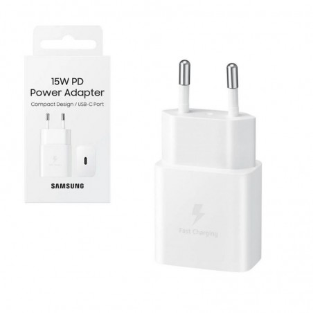 Immagine prodotto Samsung Caricabatterie USB-C Fast Charging 15W EP-T1510NWEGEU | Bianco