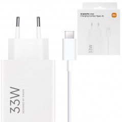 Photo of XIAOMI Caricabatterie USB-A 33W COMBO + Cavo USB-A to USB-C | Bianco - Xiaomi