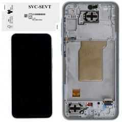 Scopri Samsung SERVICE PACK Display LCD ORIGINALE + Frame Per Galaxy A35 5G 2024 A356 | Light Blue in dettaglio