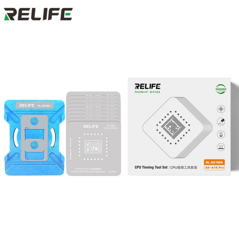 RELIFE RL-601MA CPU Repair Tool Set for iPhone Series (A8-A18 Pro)