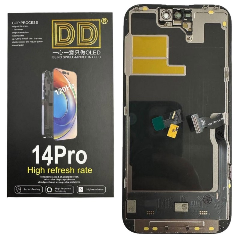 DD SOFT OLED 120Hz COP LCD Display for Apple iPhone 14 Pro | INTERCHANGEABLE IC