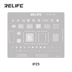 Product image RELIFE RL-044 IPZ5 IPXs/XsMax/Xr-A12 CPU Universal Plant Tin Steel Stencil/0.12MM