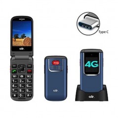 Buy CDR Cellulare GSM Quad Band C56 4G Dual Sim con Tasto SOS | Blue online