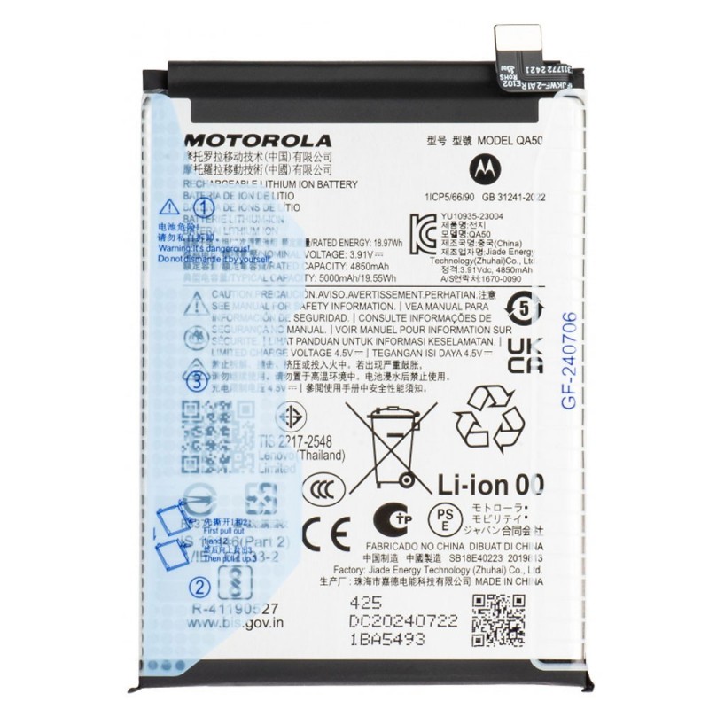 Motorola Original QA50 Battery Service Pack for Moto G55 XT2435-2