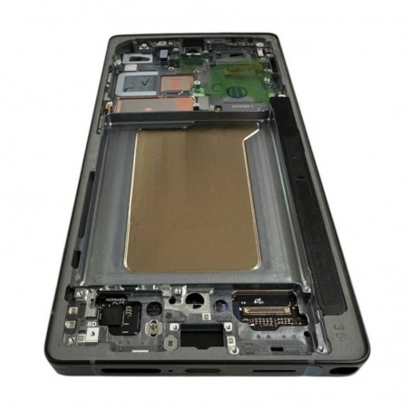 Samsung SERVICE PACK Display LCD ORIGINALE + Frame Per S25 ULTRA 5G 2024 S938 BLACK JET 