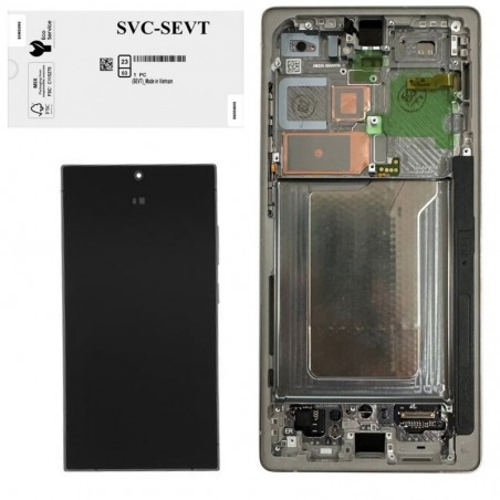 Compra Samsung SERVICE PACK Display LCD ORIGINALE + Frame Per Galaxy S25 Ultra 5G S938 TITANIUM BLACK GRAY JADE GREEN PINK GOLD 
