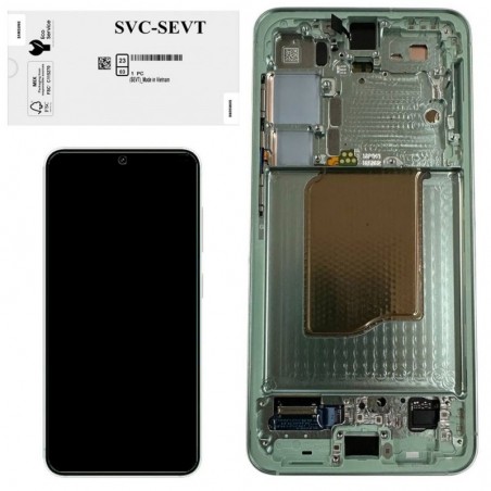 Immagine prodotto Samsung SERVICE PACK Display LCD ORIGINALE + Frame Per Galaxy S25 SM-S931 5G MINT GREEN