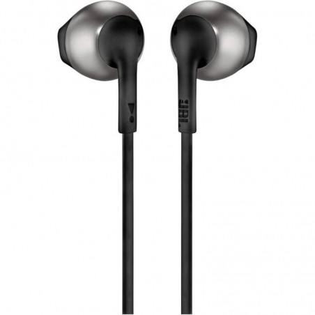 JBL Tune 205 Wired Over-Ear Headphones with 3.5mm Jack and 3-Button Charging Case | Black