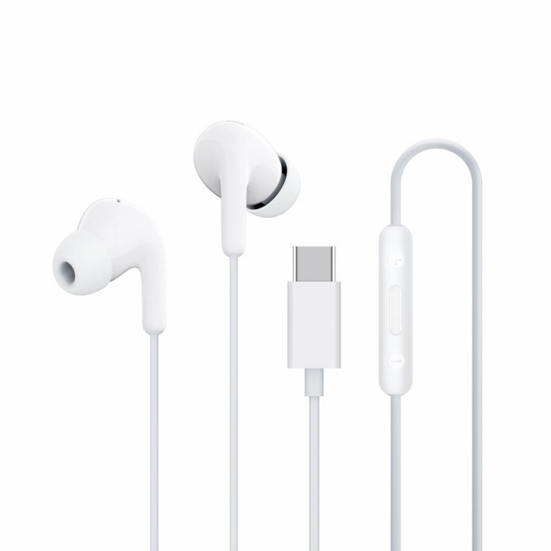 Xiaomi USB-C Water-Resistant Noise-Cancelling Wired Earphones | White